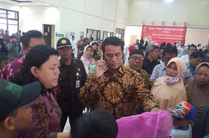 Menteri Pertanian Amran Sulaiman Sidak TTI Center Pasar Minggu Jakarta