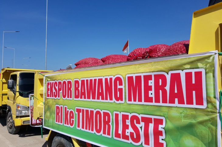 Ekspor Perdana Karantina Jamin 30 Ton Bawang Merah Tujuan RDTL