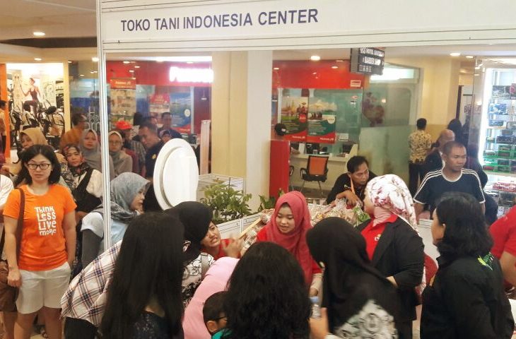 Kehadiran Toko Tani Indonesia selalu dinanti Warga