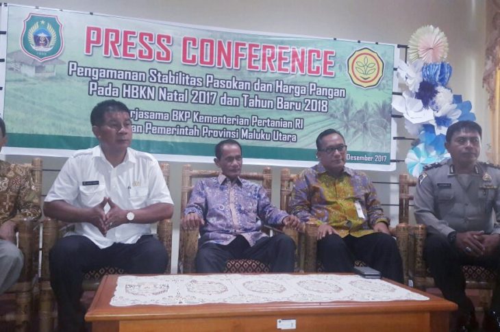 Rakor Pangan di Maluku Utara Pasokan Cukup Harga Stabil