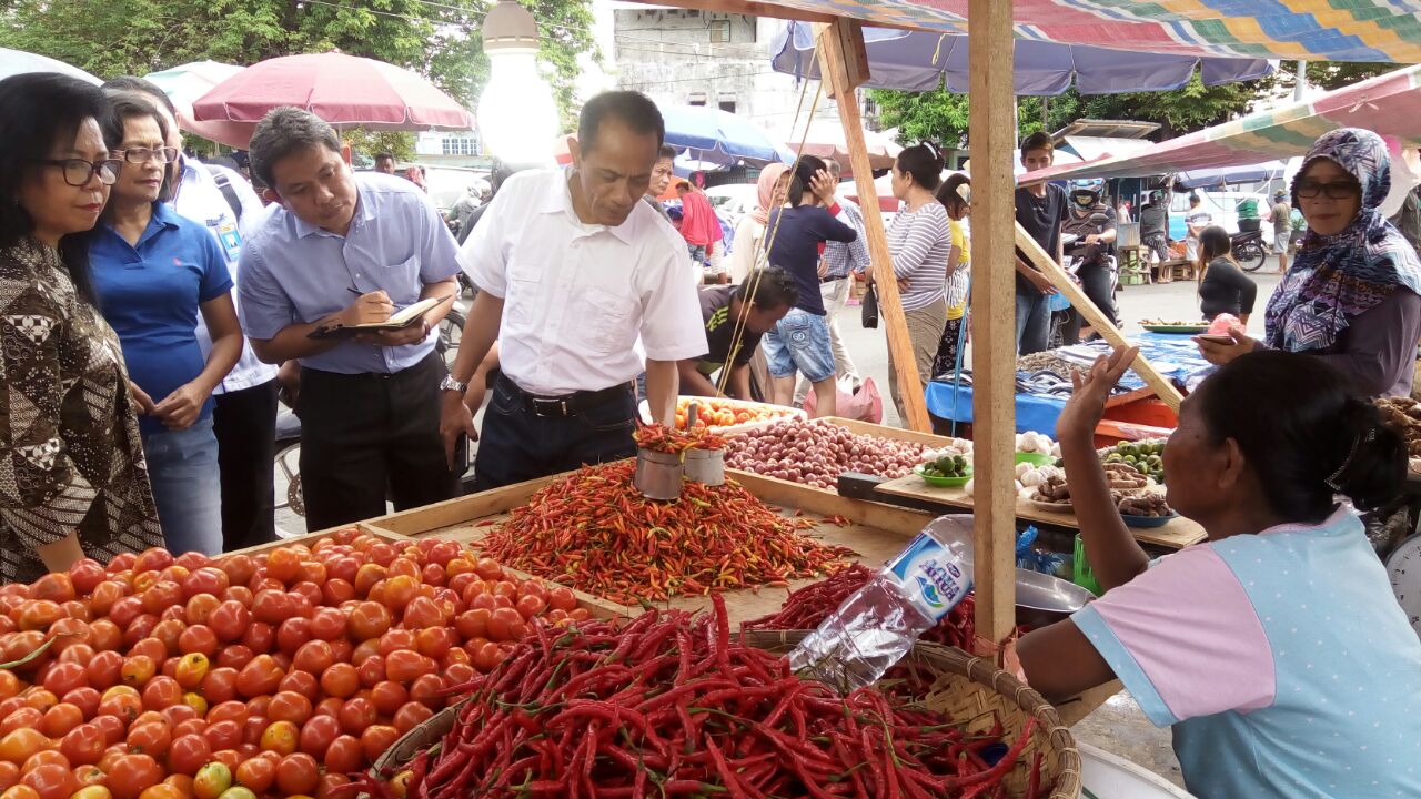 Pasokan Dan Harga  Pangan Jelang Tahun Baru 2021 Di  Manado  