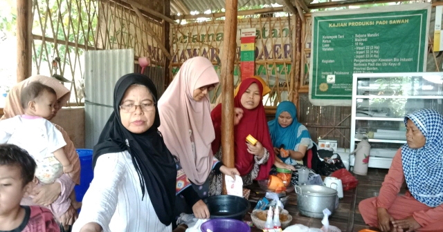 BPTP Banten Tingkatkan Wanita Tani di Rajeg Tangerang