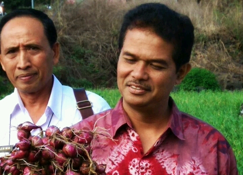 Program Kementan Sukses Jadikan Bangli Pemasok Bawang Merah Bali