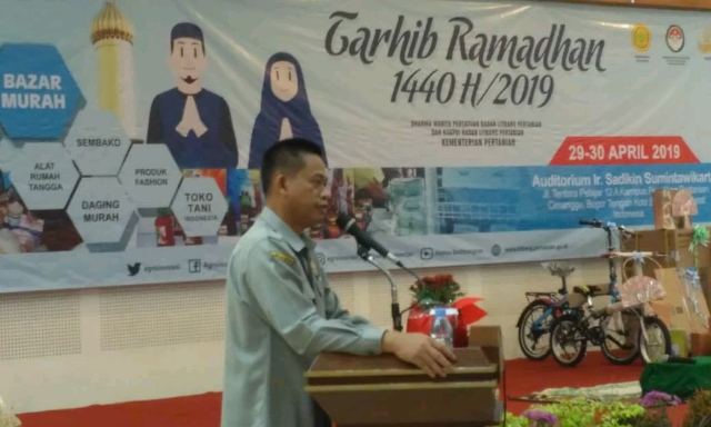 Sambut Bulan Suci, Kementrian Pertanian Melalui Balitbangtan Menggelar Tarhib Ramadhan di Auditorium Sadikin, Bogor