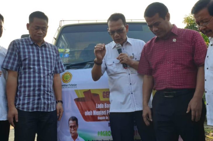 Mentan Lepas Lada Asal Belitung ke Belasan Negara