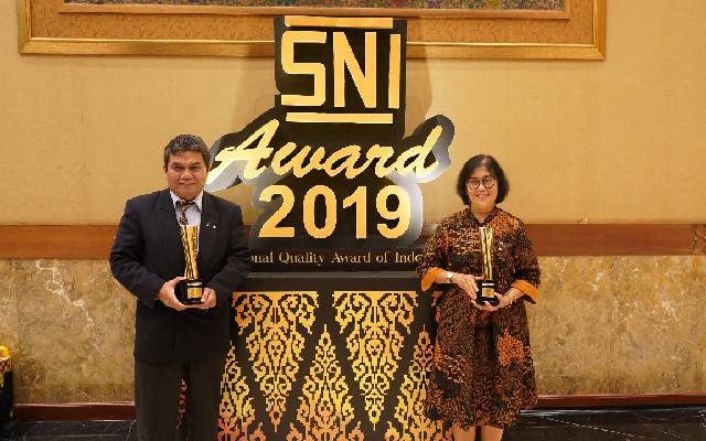 Kementan Raih Dua penghargaan Perak SNI Award 2019