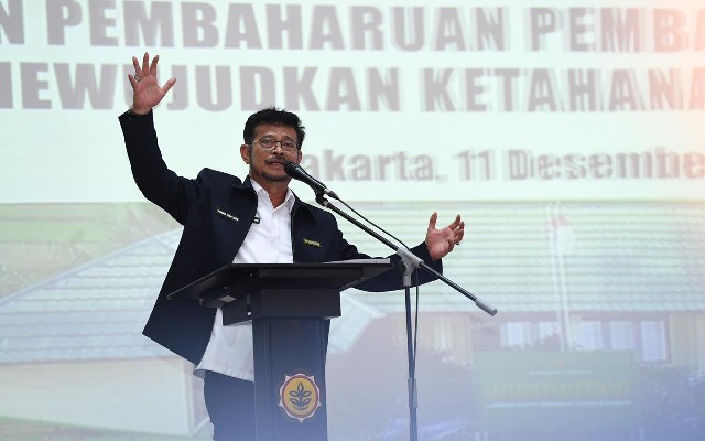 Foto: Menteri Pertanian SYL dalam Temu Nasional Kostratani untuk Gerakan Pembaharuan Pembangunan Pertanian.