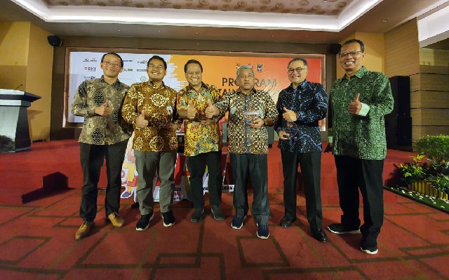 Foto : Seminar Program Wartawan Spesialis Hari Pers Nasional 2020 di Banjarmasin Yang Dihadiri Kabiro Humas dan Informasi Publik Kementan, Kuntoro Boga Andri