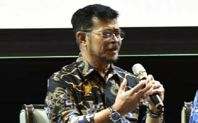 Foto. Menteri Pertanian Syahrul Yasin Limpo Menjamin Stok Kebutuhan Pokok Aman