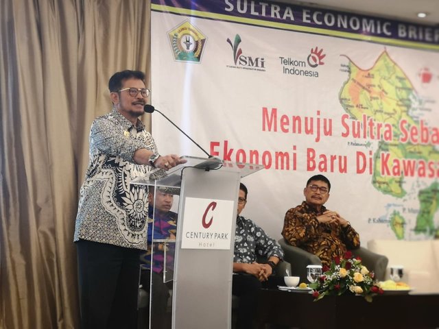 Mentan SYL: Pertanian Sultra Kekuatan Ekonomi Indonesia Timur