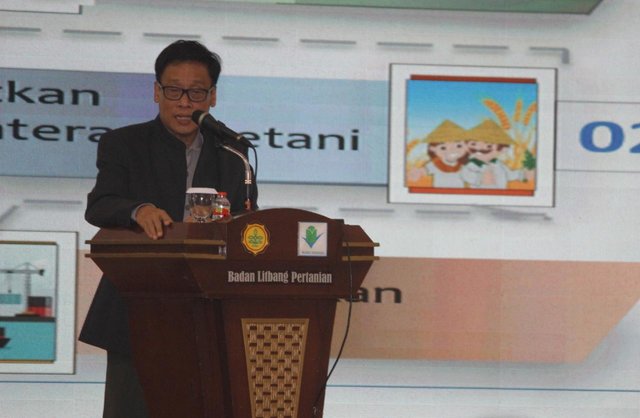 Foto: Kepala BPPSDMP Dedi Nursyamsi, dalam Rakor Persiapan Pendampingan Kostratani di Bogor.