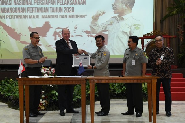 Di Rakornas Kementan, Mentan Syahrul Sinergi dengan BPS dan Kejagung
