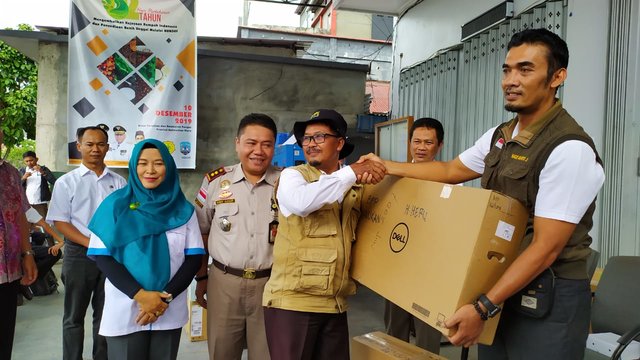 Foto : Bantuan Sarana dan Prasarana Paket Komputer dan Web Kamera dari BPPSDMP Kementerian Pertanian