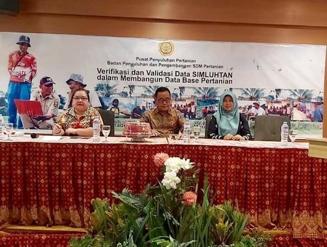 Verifikasi dan Validasi Verval Data Simluhtan Membangun Data Base Pertanian Sulawesi Selatan