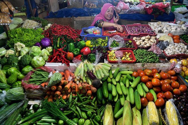 Foto : Stok jagung, bawang merah, cabai besar, cabai rawit, daging ayam, telur ayam, dan minyak goreng diperkirakan cukup hingga Ramadan dan Lebaran meski ada pandemi corona.