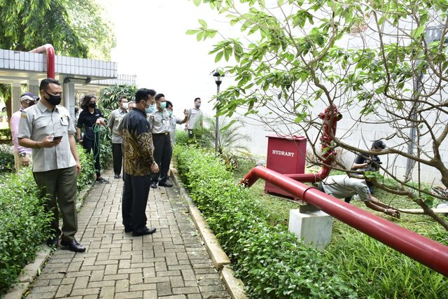 Antisipasi Kebakaran dan Penyebaran Covid-19, Mentan SYL Cek Fasilitas Gedung Kementan