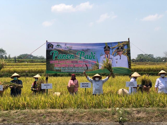 Bupati Blitar Apresiasi MHI Mampu Genjot Produktivitas Padi Hingga 11,52 Ton/Ha