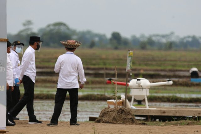 Kunjungi Food Estate Kalteng, Presiden Disuguhi Aneka Teknologi Balitbangtan