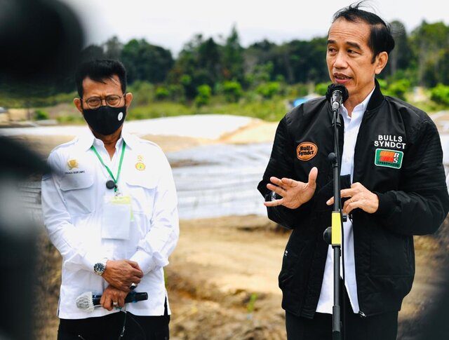 Presiden Jokowi Didampingi Mentan SYL Tinjau Food Estate di Kabupaten Humbahas