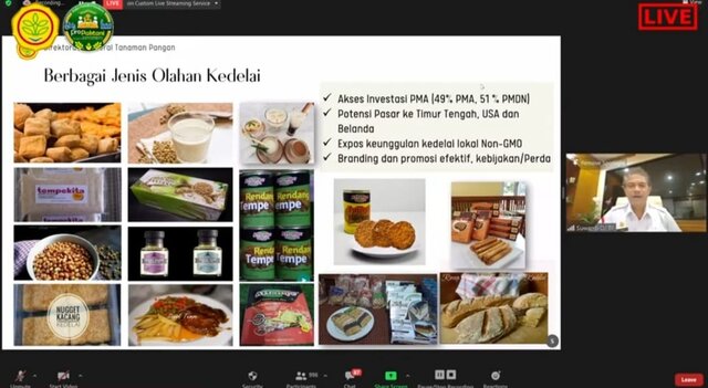 Gandeng Kowani, Kementan Ajak Manfaatkan Kedelai Lokal