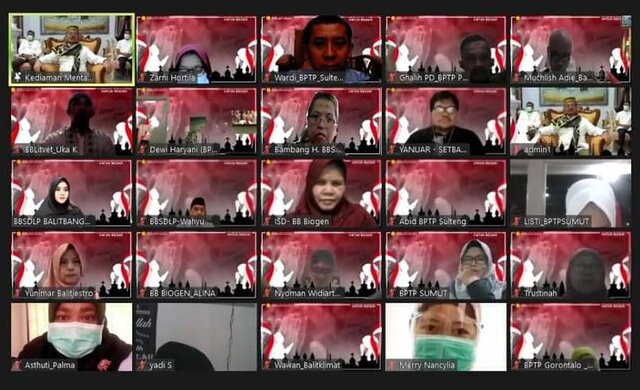 Kementan Gelar Doa Bersama Secara Daring, Mentan SYL Ajak Bersyukur dan Terus Ukir Prestasi