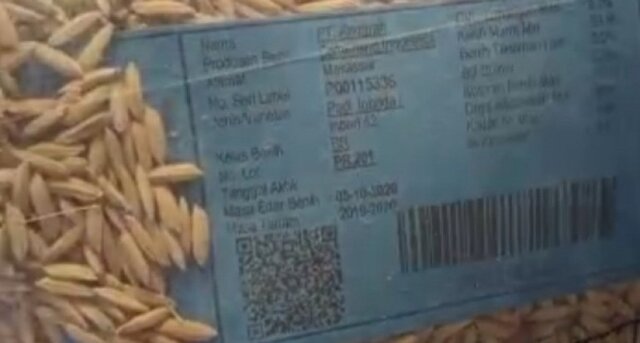 Barcode/QR Code Pada Kemasan, Cegah Pemalsuan Benih