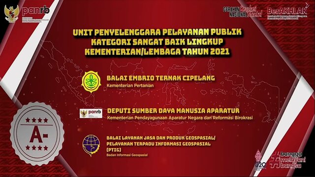 UPT Kementan Raih Penghargaan Pelayanan Publik Kategori Sangat Baik