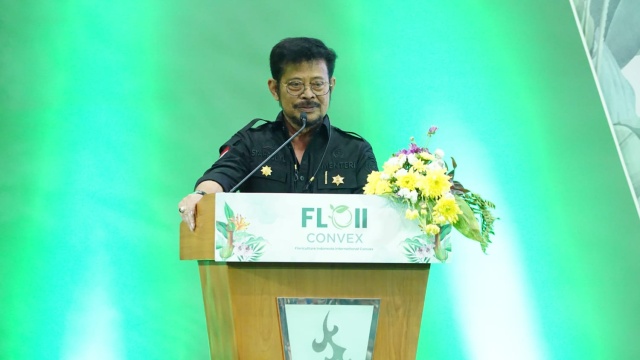 Menutup Acara FLOII, Mentan SYL Optimis Florikultura Indonesia Semakin Mendunia