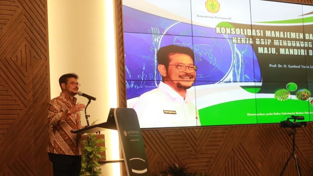 Mentan SYL Dorong Kementan Hadirkan Lebih Banyak Benih Unggul dan Berkualitas