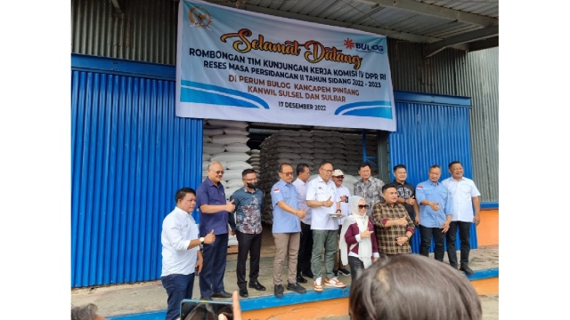 Komisi IV DPR RI : Stok Beras Sulsel Aman