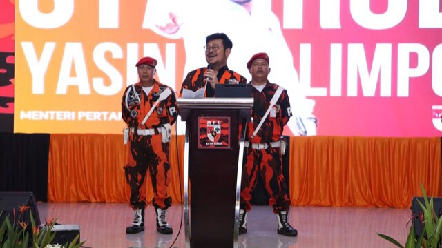 Mentan SYL Ajak Pemuda Pancasila Perkuat Pertanian Hadapi Tantangan Global