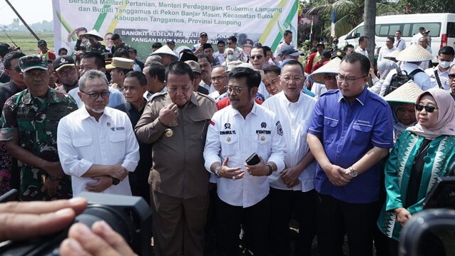 Lampung Bertekad Kembangkan 10.000 Ha Lahan Kedelai Dalam Rangka Peningkatan Produksi Kedelai Nasional