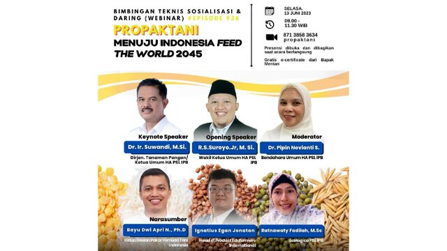 Menuju Indonesia Feed The World 2045, Kementan Fokus Pertanian Ramah Lingkungan