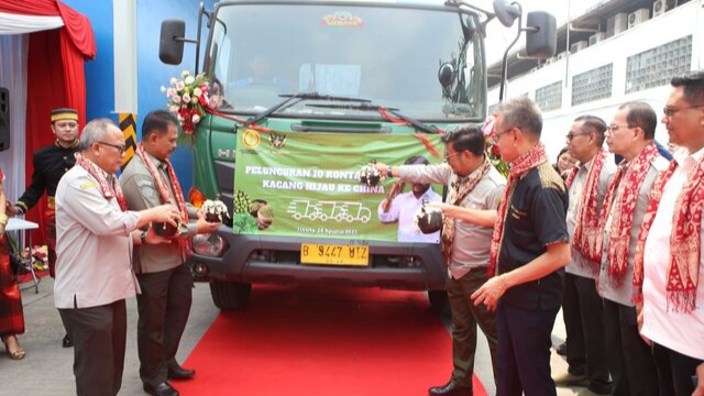 Mentan SYL Lepas Ekspor Kacang Hijau 1.000 Ton ke Cina, Bukti Pertanian Indonesia Tangguh