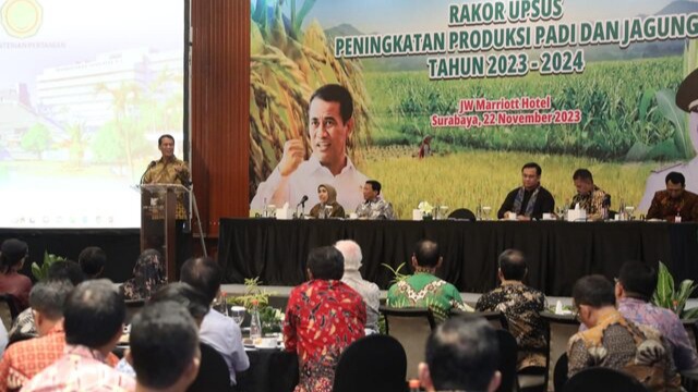 Mentan Amran Genjot Kembali Upsus Percepatan Produksi Padi dan Jagung di Jatim