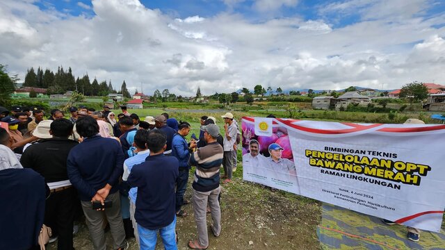 Kampung Perlindungan Hortikultura di Solok Sebagai Tonggak Produksi Nasional dan Peningkatan Ekspor Bawang Merah