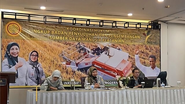 Tingkatkan Profesionalisme SDM Pertanian, Kementan Gelar Pertemuan Koordinasi Hukum