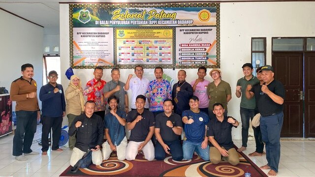 Kementan Terjunkan HMI, IMM, IPNU, PII dan KAMMI Belajar Brigade Pangan di Kalteng dan Kalsel