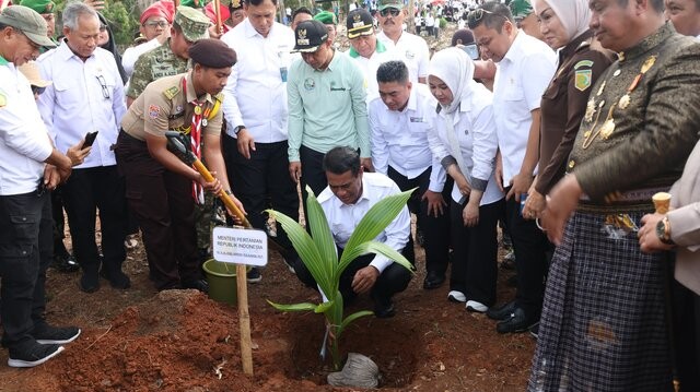 Percepat Hilirisasi Kelapa Nasional, Mentan Amran Launching Gerakan Menanam Lima Juta Kelapa di Selayar Percepat Hilirisasi Kelapa Nasional, Mentan Amran Launching Gerakan Menanam Lima Juta Kelapa di Selayar