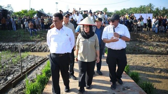 Kementan Percepat Mitigasi Risiko Banjir di Lokasi Cetak Sawah dan Optimasi Lahan Kementan Percepat Mitigasi Risiko Banjir di Lokasi Cetak Sawah dan Optimasi Lahan