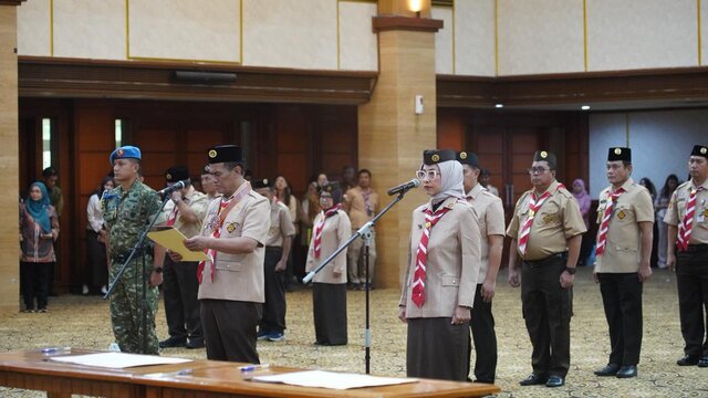 Saka Taruna Bumi Dikukuhkan, Mentan Ajak Pramuka Ikut Jaga Swasembada Pangan Berkelanjutan Saka Taruna Bumi Dikukuhkan, Mentan Ajak Pramuka Ikut Jaga Swasembada Pangan Berkelanjutan