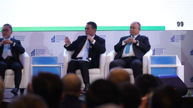 Mentan Amran Paparkan Strategi Swasembada Pangan di Indonesia Economic Outlook 2026 Mentan Amran Paparkan Strategi Swasembada Pangan di Indonesia Economic Outlook 2026
